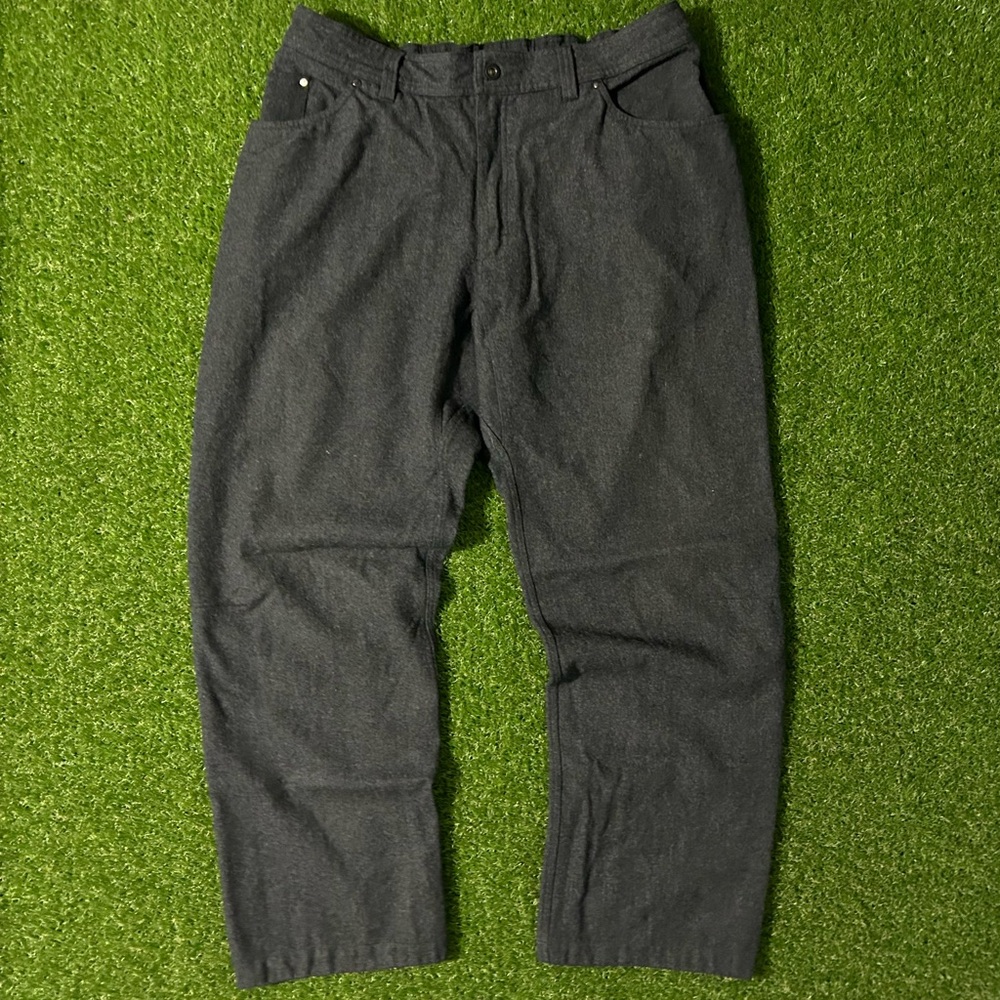 Ibex Men's Charcoal Wool Pants